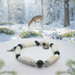 Lovely Natural Snow Quartz, Black Onyx, Howlite and Mountain Jade, Semi-precious, One-of-a -kind, Beaded Necklace A-crafted by Artistry Jewelry