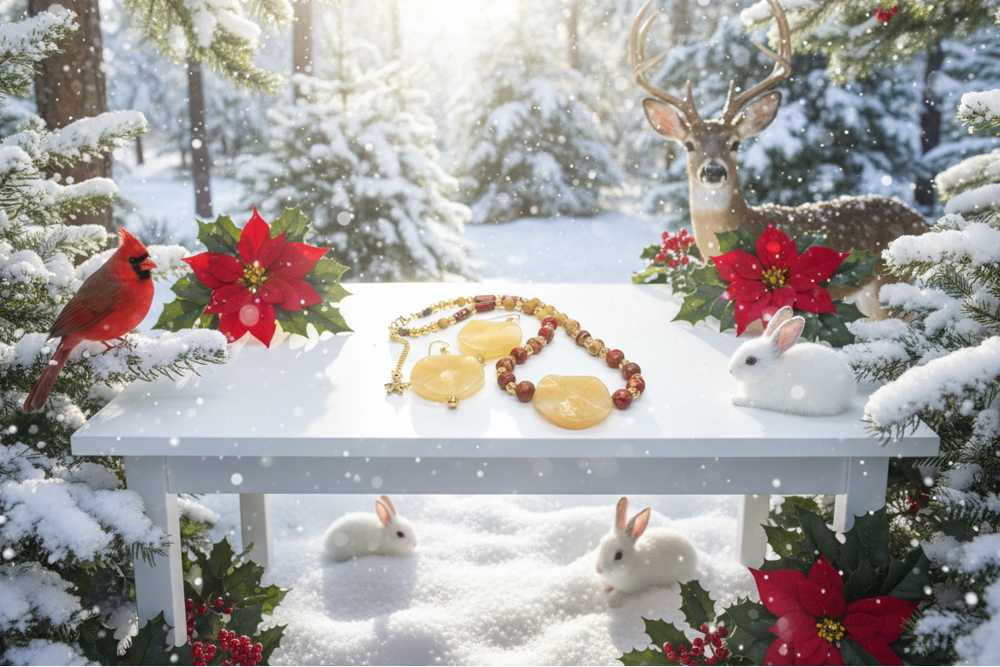 Dazzling Oranges, Tans, and Yellow Mixed Pattered Wood Beads in This Tropical Show Necklace, One-of-a-Kind-handcrafted by Artistry Jewelry