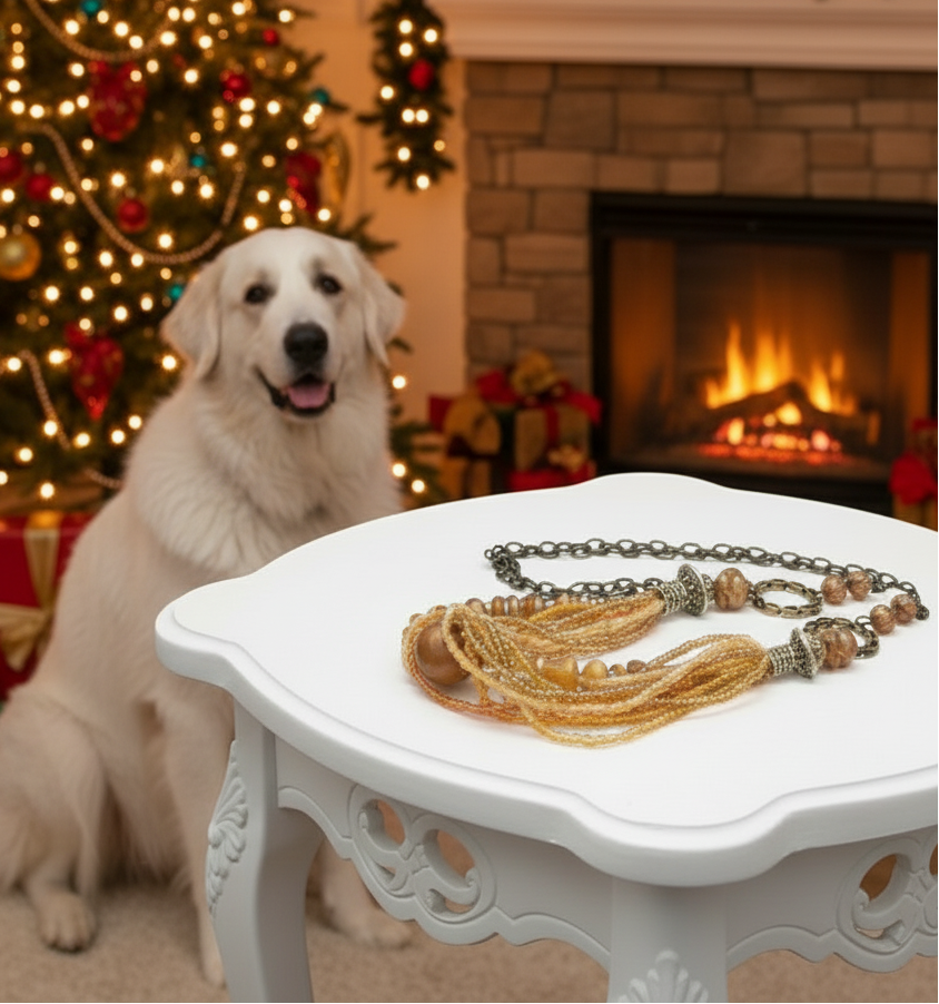 Fancy Seed Beads Forever Necklace