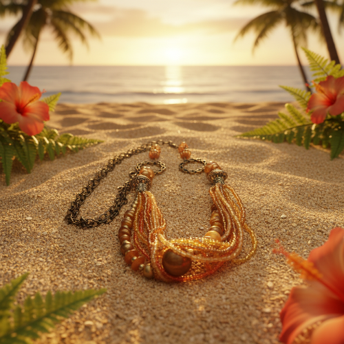 Fancy Seed Beads Forever Necklace
