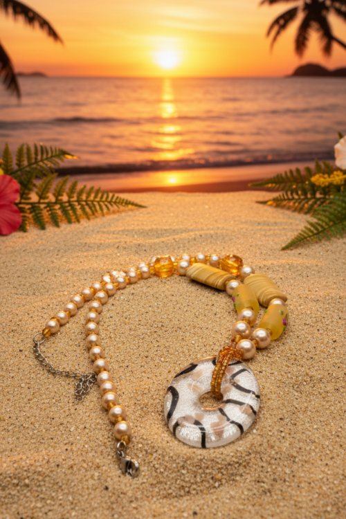 Charming Tan Necklace