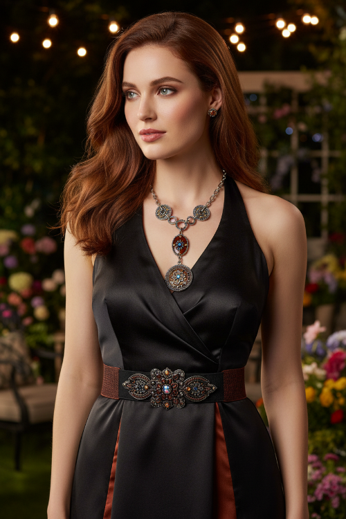 Lovely Chain and Disc Necklace