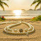 Gorgeous Yellow Pearl Beads,Briolette Crystals, and Cubic Zirconia, One-of-a-Kind Beaded Necklace-handcrafted by Artistry Jewelry