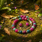 Stunning Natural Berry Tourmaline, Olive Quartz, and Gold Hematite, One-of-a-Kind, Beaded Necklace Set-handcrafted by Artistry Jewelry