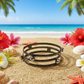Exciting Triple Bangle Spike Bracelet