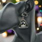 Gorgeous Triangles of Black Diamonds Earrings
