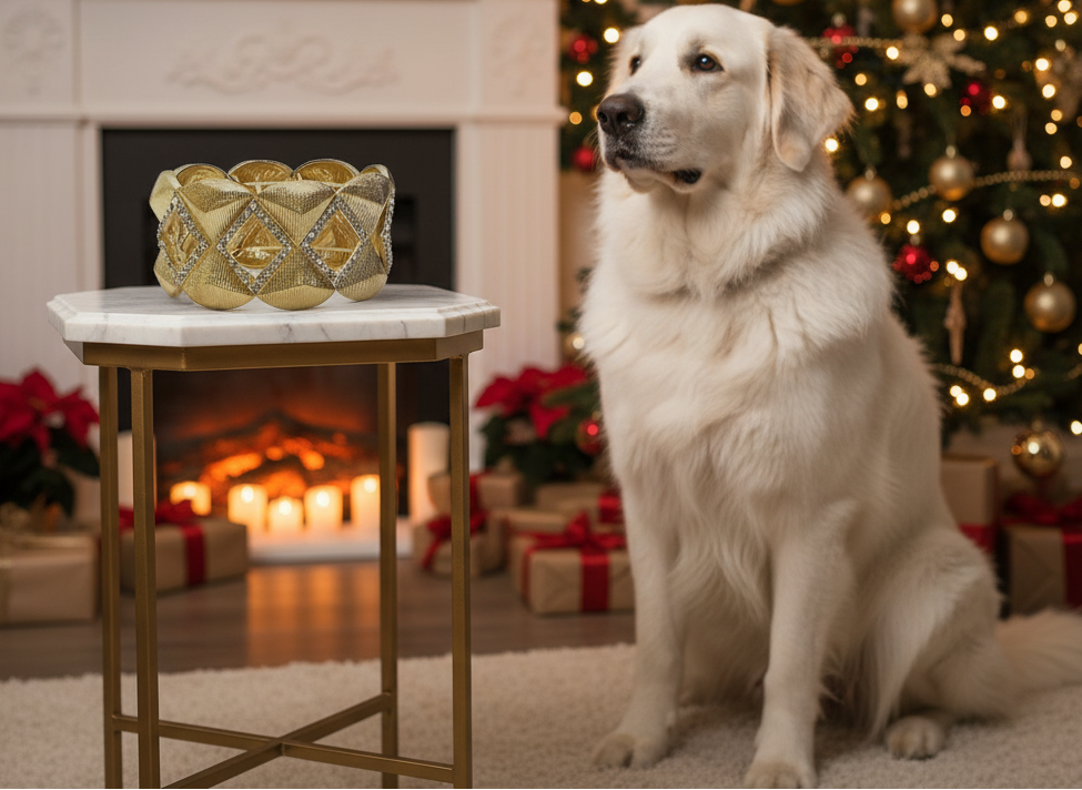 Golden Rhinestone Bracelet