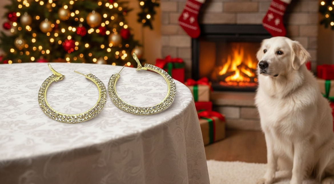 Dazzling Gold Hoop Earrings