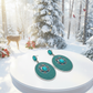 Tantalizing Teal Earrings