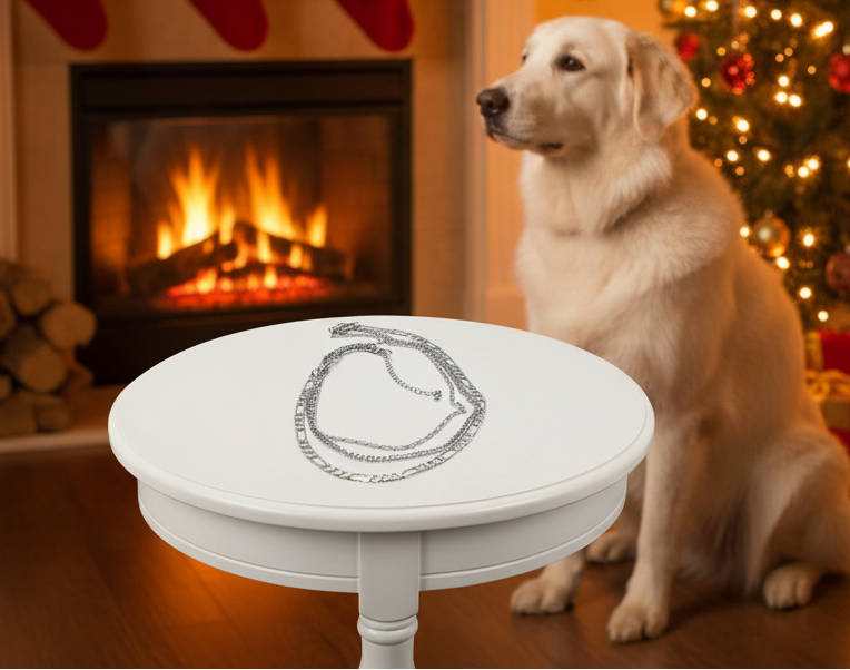 Flattering Triple Chain Necklace