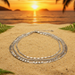 Flattering Triple Chain Choker Necklace