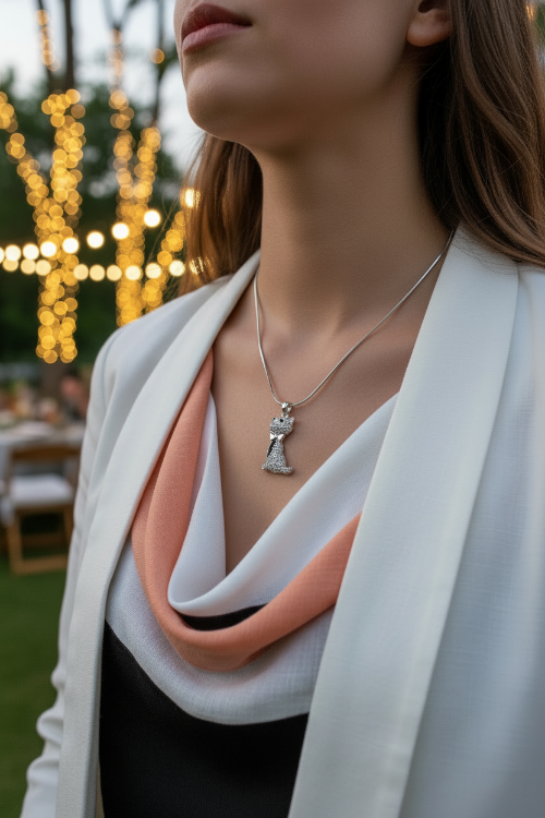 Beautiful Cat's Meow Necklace