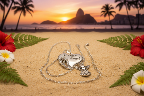 Lovely Guardian Angel Necklace