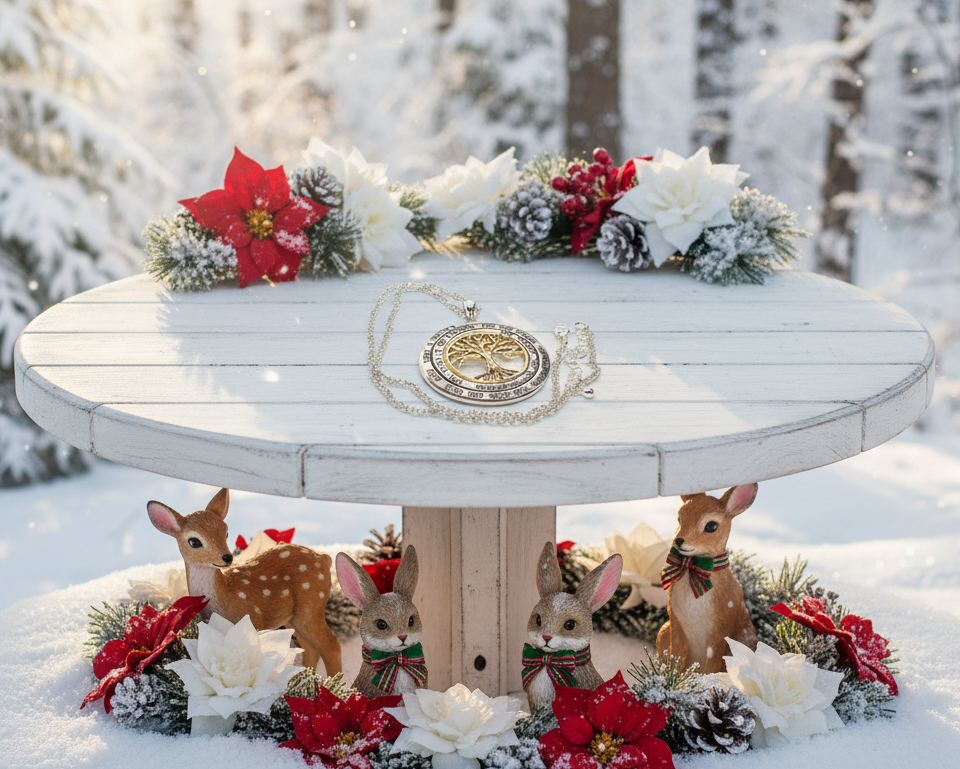 Loving Tree of Life Necklace Set