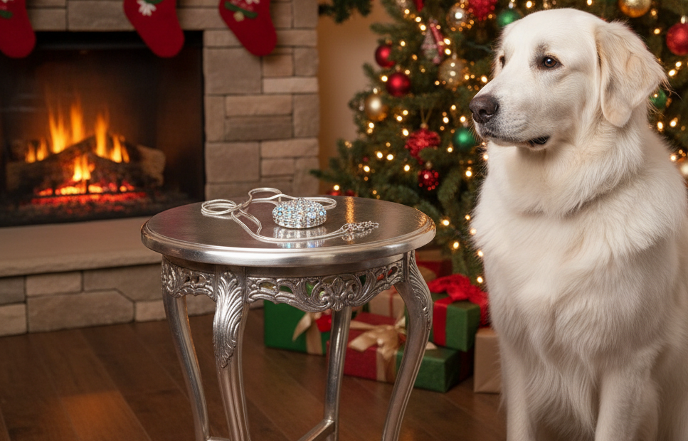 Beautiful Rhinestone Shell Necklace