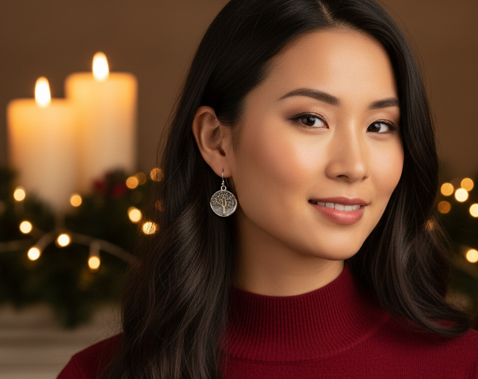 Beautiful Tree of Life Earrings