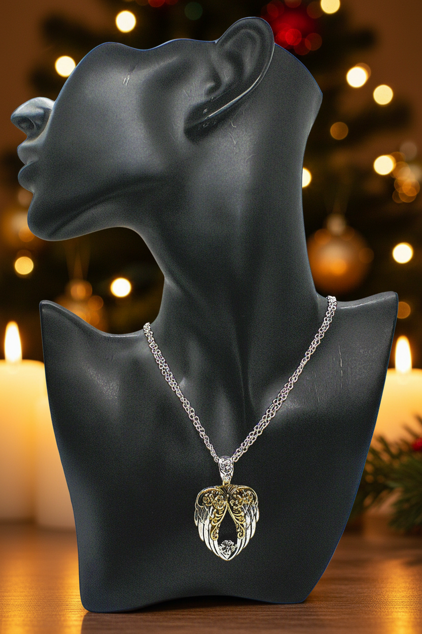 Lovely Religious Inspiration Pendant Necklace