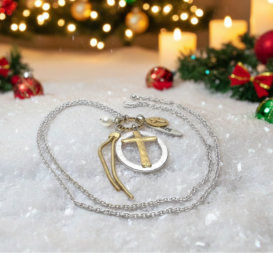 Inspirational Multi Charm Necklace