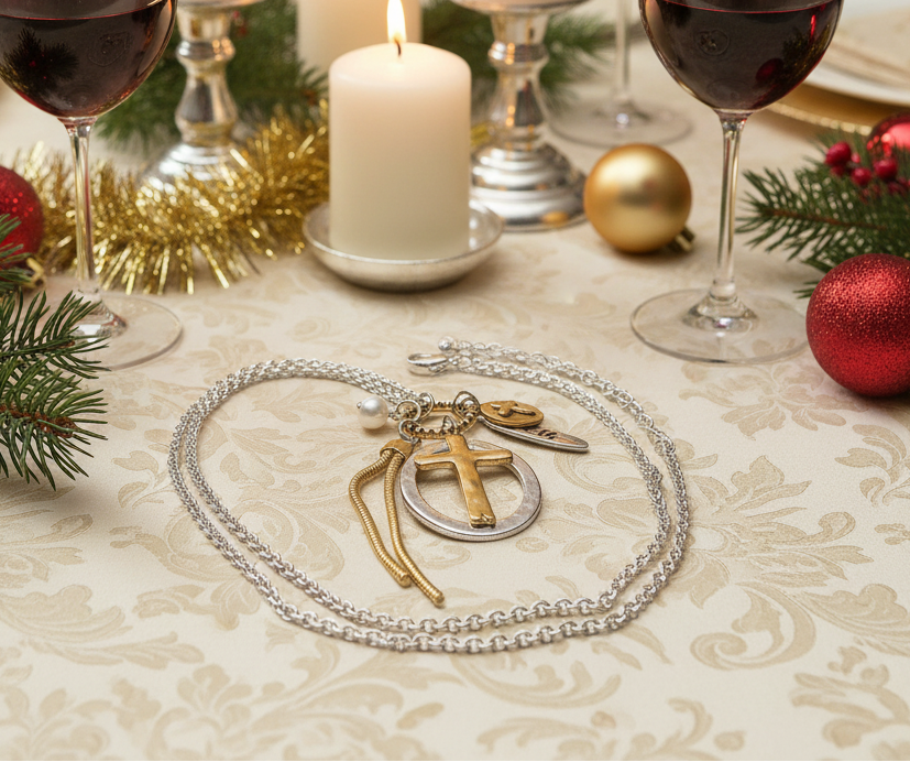 Inspirational Multi Charm Necklace