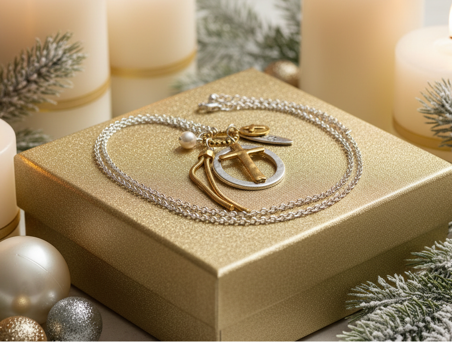 Inspirational Multi Charm Necklace