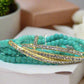 Beautiful Beaded and Rhinestone Cross Bracelet