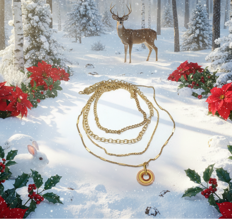 Beautiful Multi-layer Gold Necklace