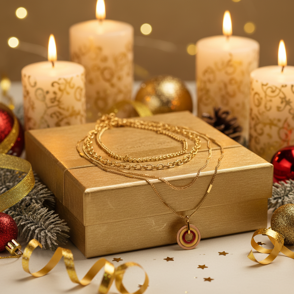 Beautiful Multi-layer Gold Necklace