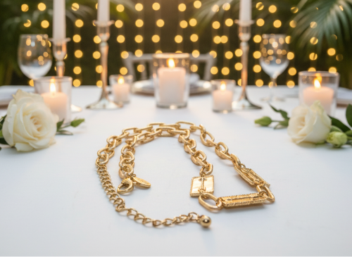 Lovely Gold Arrow Necklace