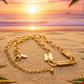 Lovely Gold Arrow Necklace