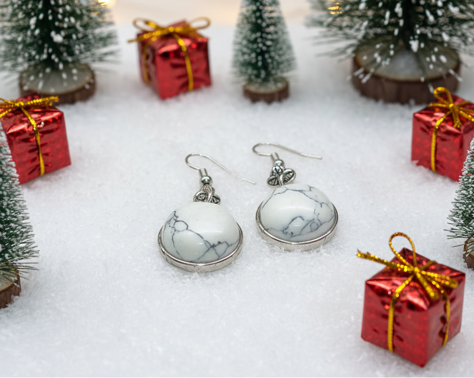 Magnesite Natural Stone Dangle Earring