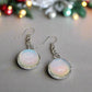 Sea Opal Natural Stone Dangle Earring