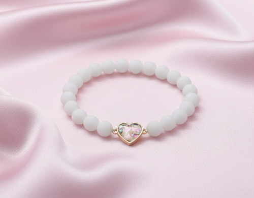 Gorgeous Heart Abalone Bracelet