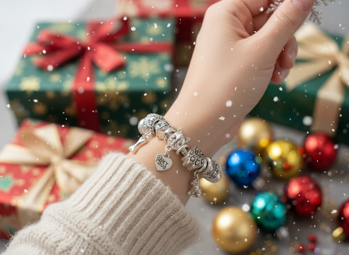 My Dog Heart Charm Bracelet