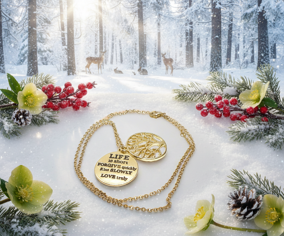 Inspirational Message Necklace