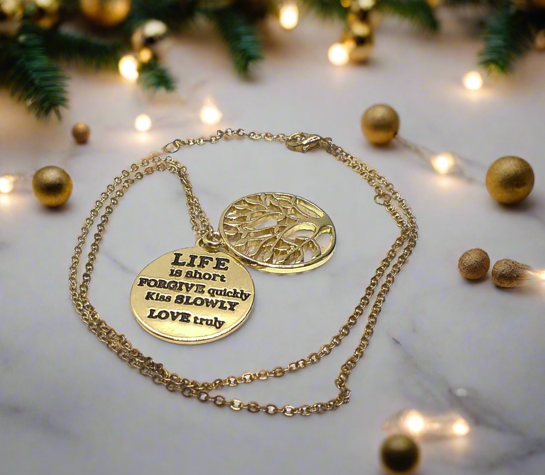 Inspirational Message Necklace