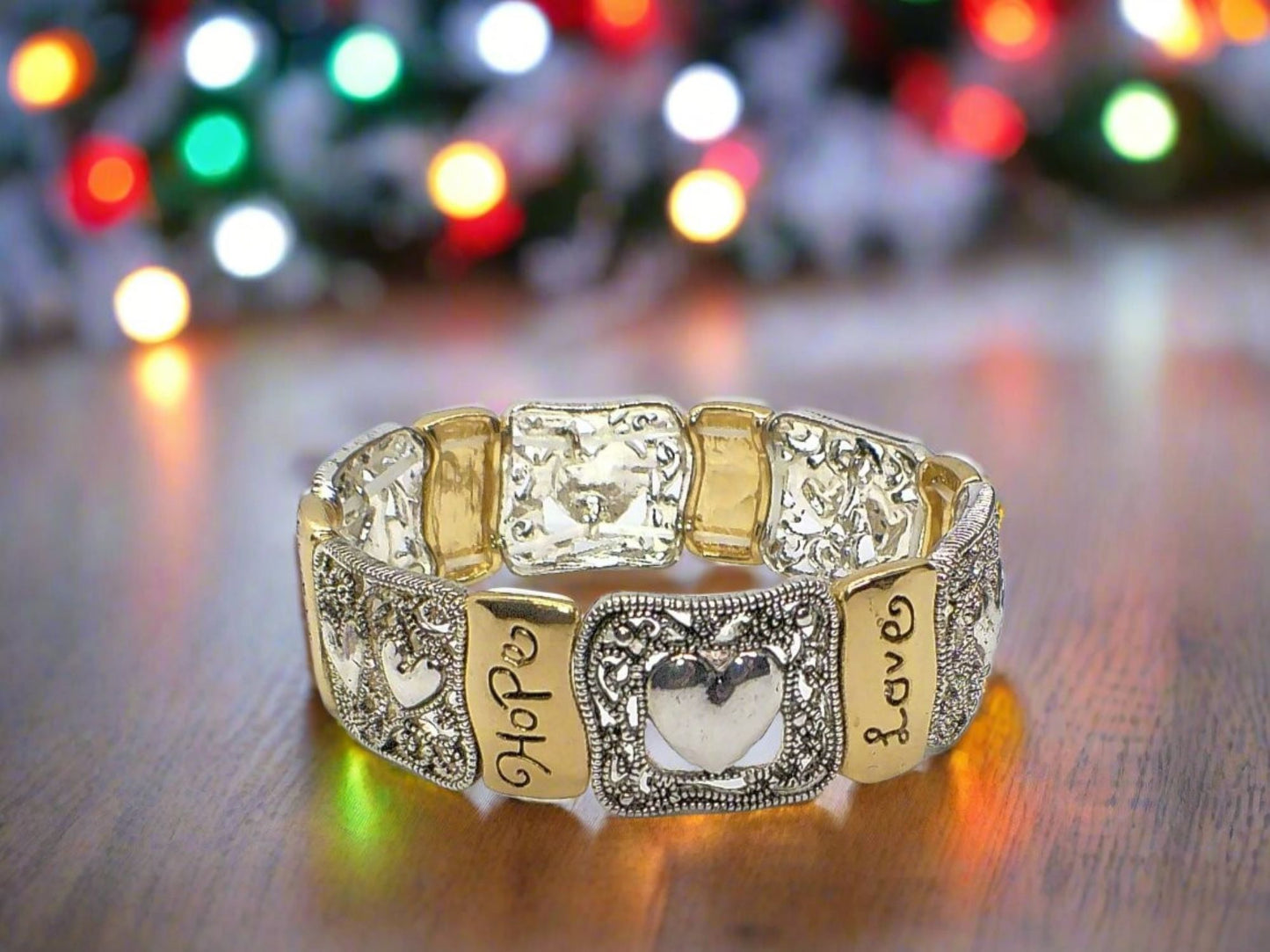 Fabulous "Faith Hope and Love" Bracelet