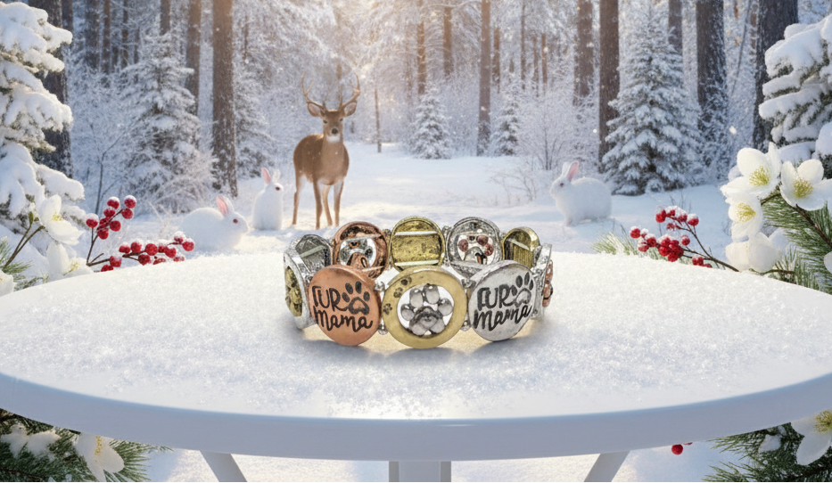 Special "Fur Mama" Dog Bracelet