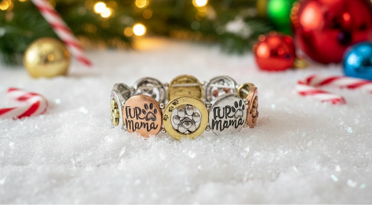 Special "Fur Mama" Dog Bracelet
