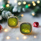 Gorgeous Green Stud Earrings