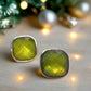 Gorgeous Green Stud Earrings