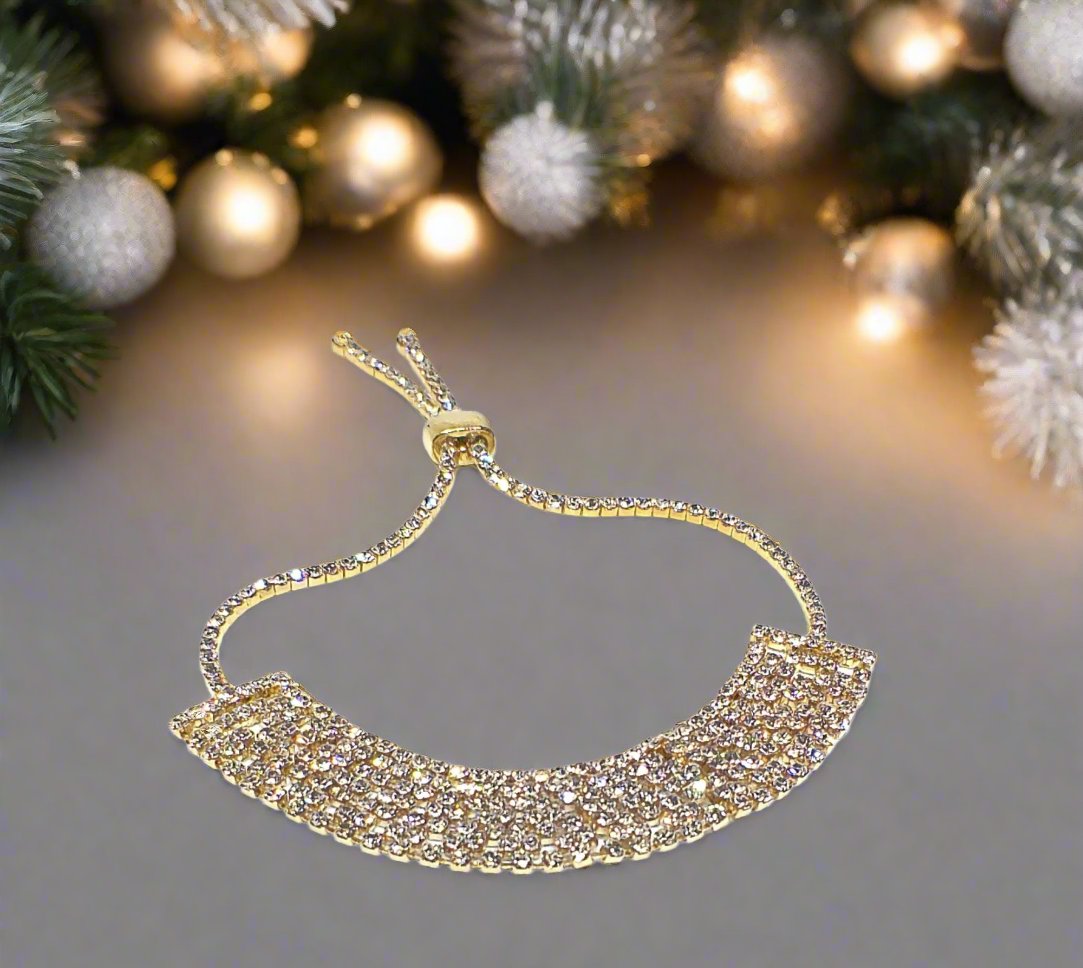 Fabulous Rhinestone Slide Bracelet