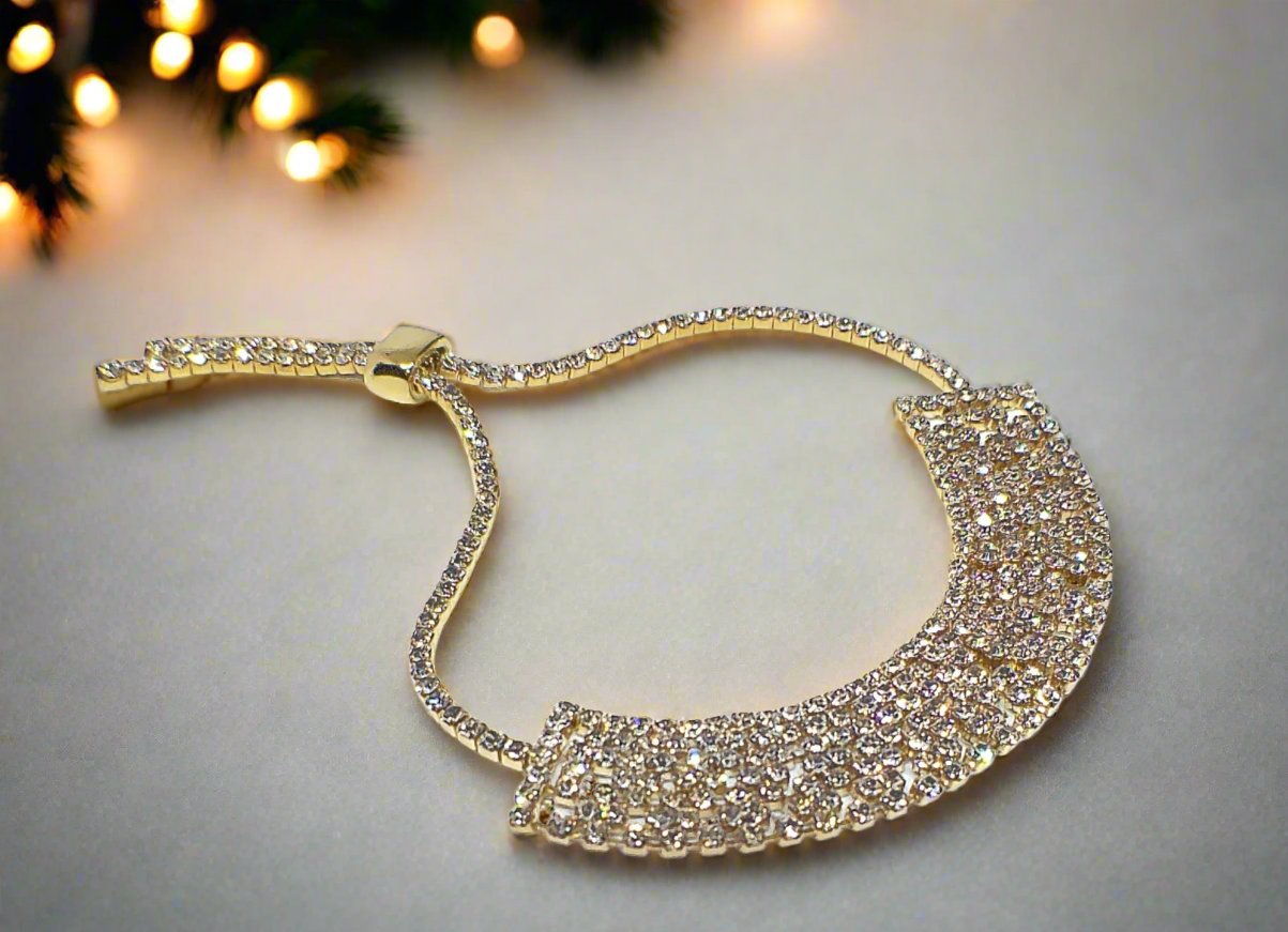 Fabulous Rhinestone Slide Bracelet