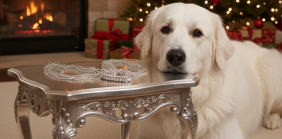 Multi Chain PAVE Heart Necklace