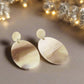 Marvelous Marble Finish Earrings