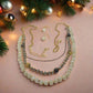 Three Layer Bib Necklace Set
