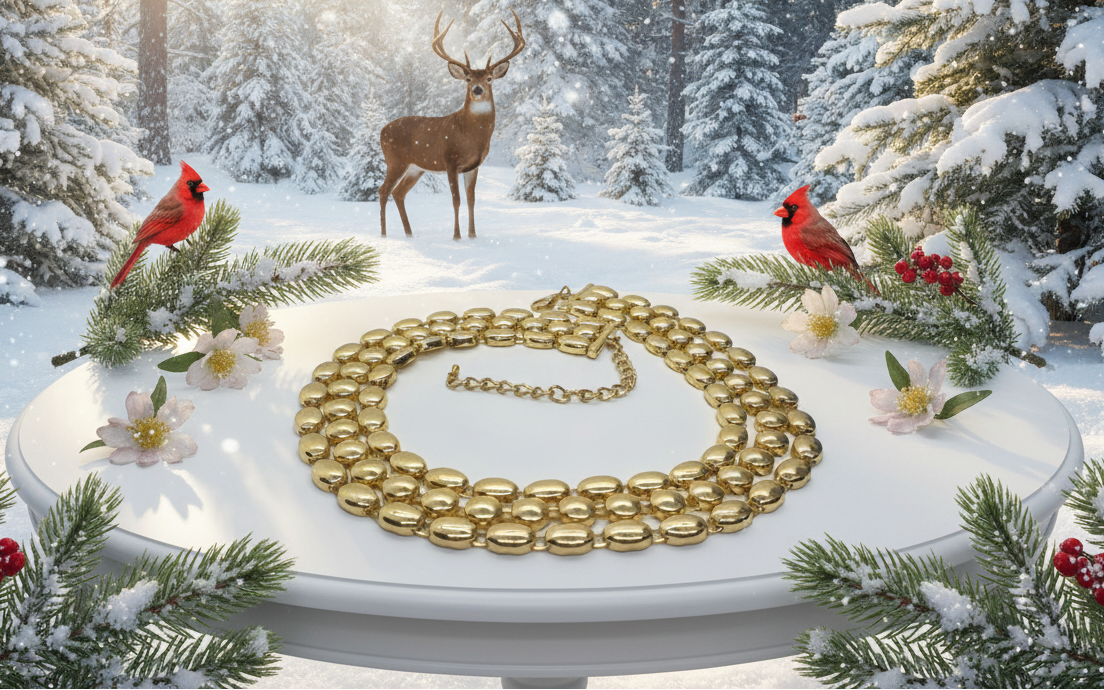 Lovely Layered Curb Chain Necklace