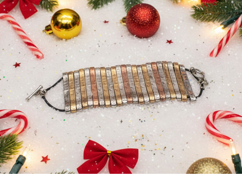 Fabulous Aged Finished Metal Bracelet