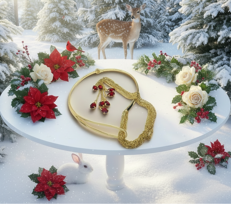 Lovely Multi Chain Fringe Choker