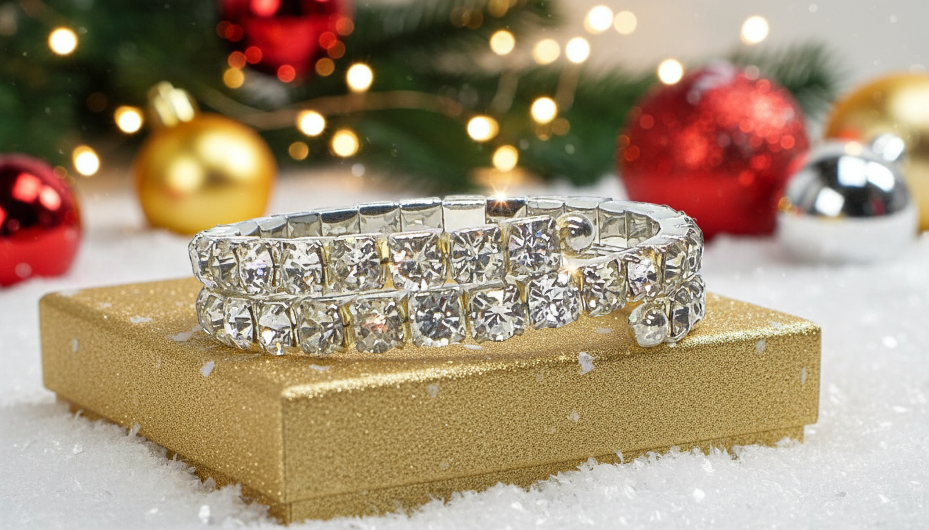 Beautiful Rhinestone Covered Bracelet