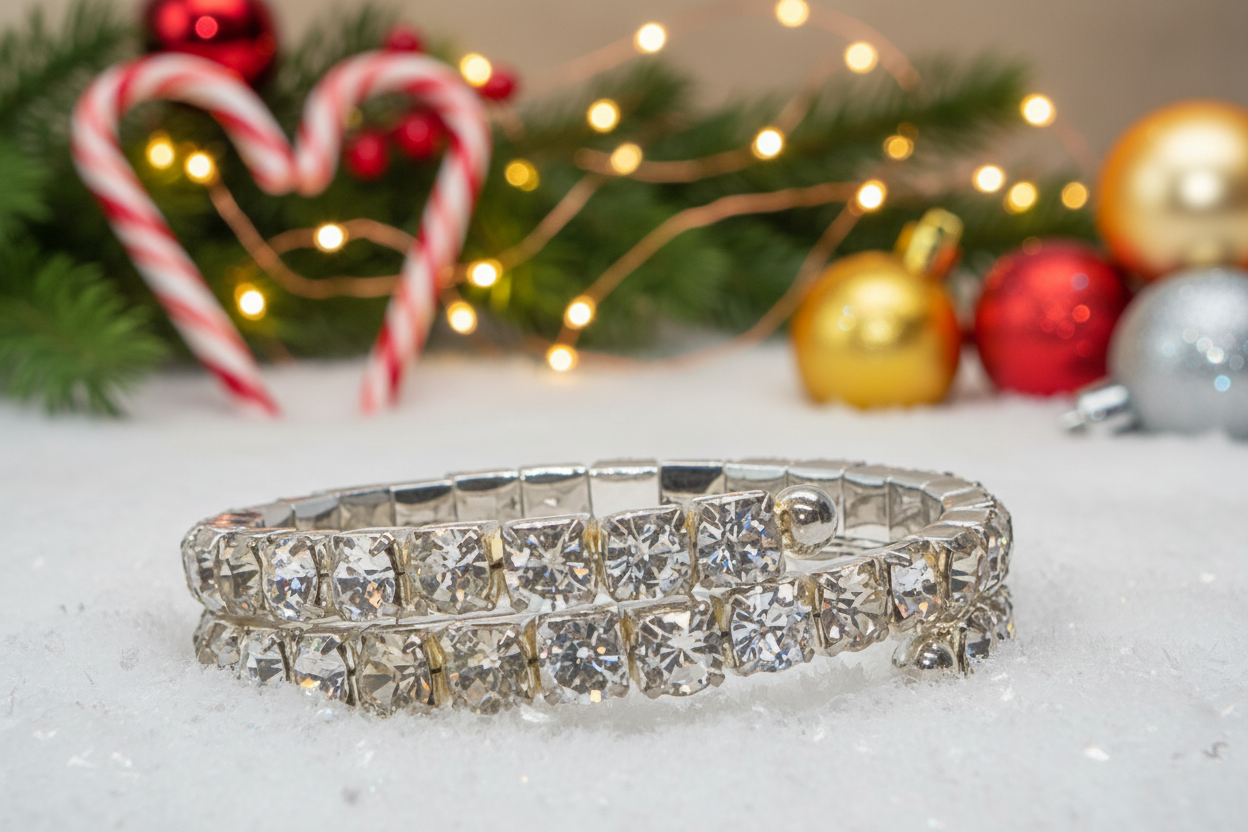Beautiful Rhinestone Covered Bracelet